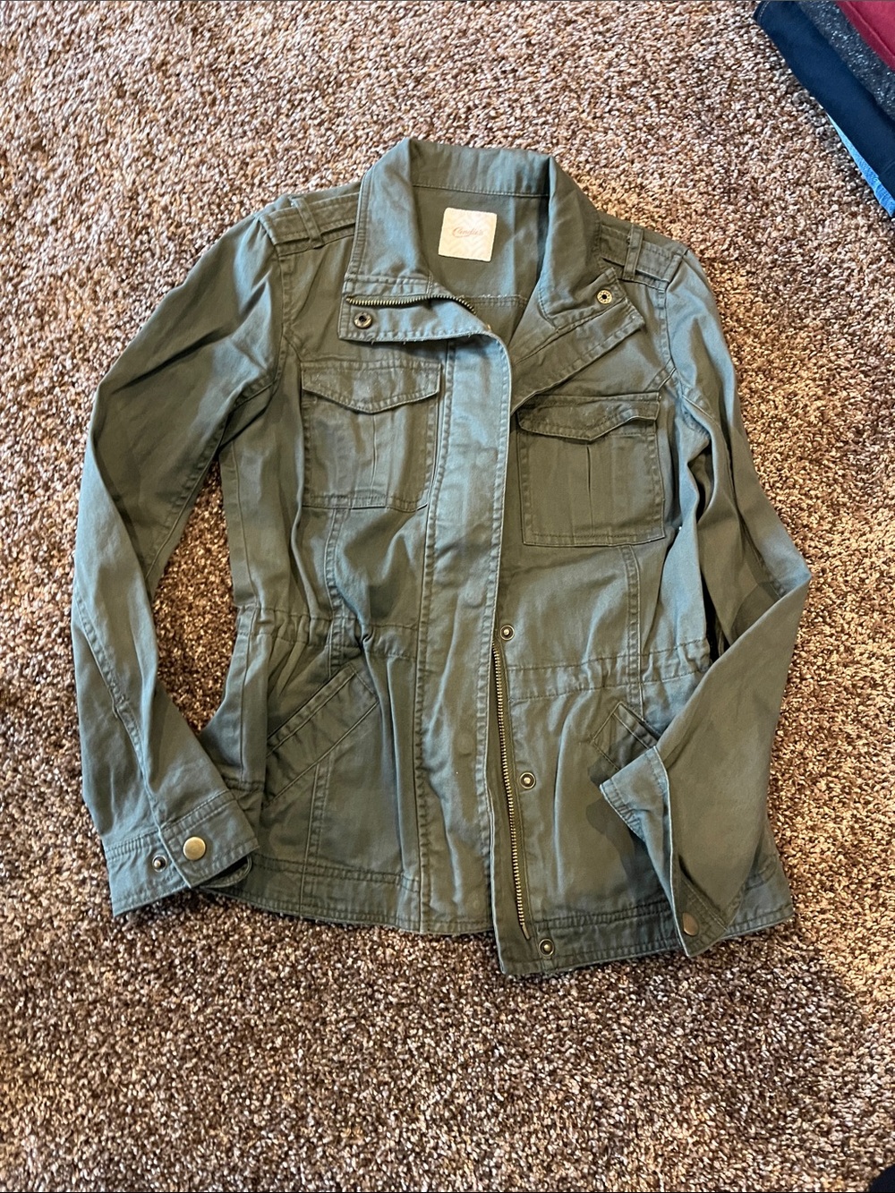 Candie's Olive Green Utility Jacket